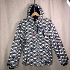Core lil Chicks Powder Room Snow Ski Jacket Girls  Youth Large 5000mm like new!